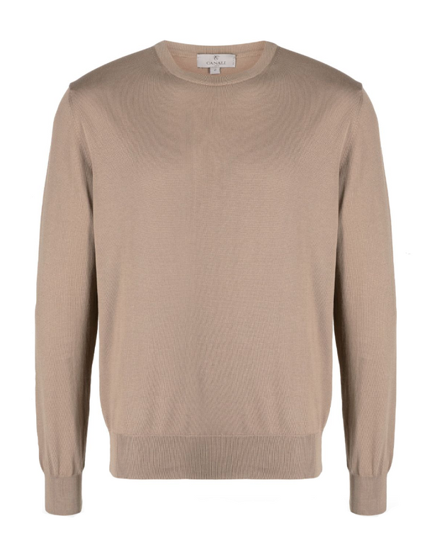 Canali dyed cotton jumper
