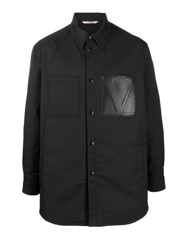 Valentino logo-patch jacket