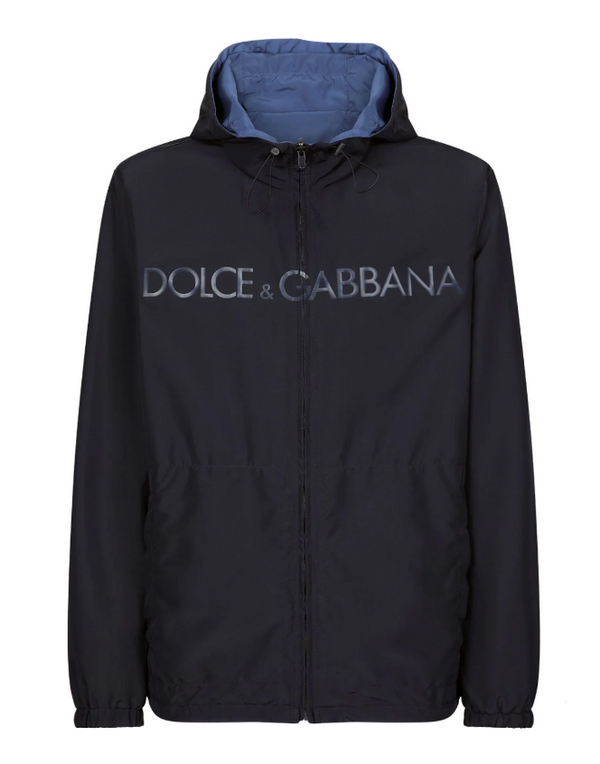 Dolce & Gabbana logo-print reversible parka