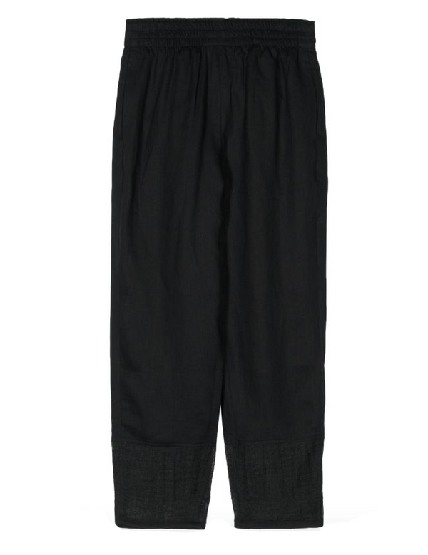 Emporio Armani linen trousers with elasticated waist