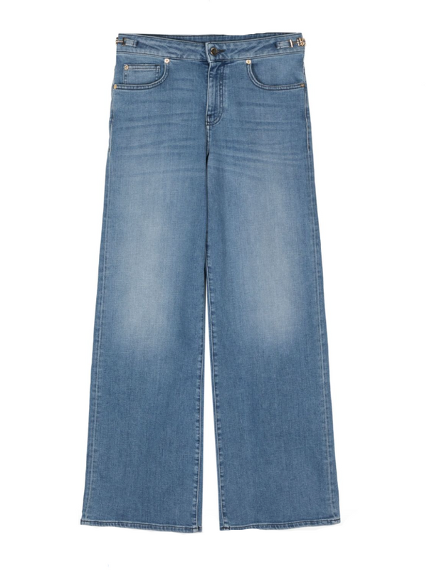 Emporio Armani J8B high-waisted wide-leg jeans