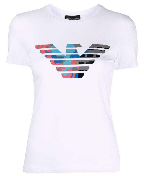 Emporio Armani Patterned Oversize Eagle T-shirt