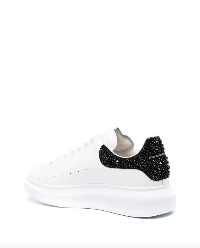 Alexander McQueen Oversized crystal embellished sneakers Profile Fashion