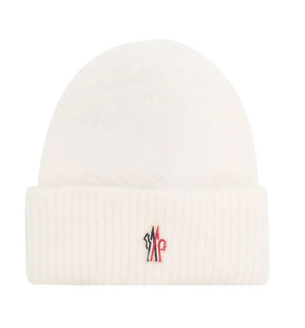 Moncler Grenoble knitted logo-embroidered hat