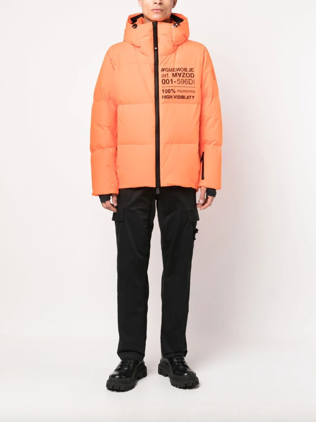 Mazod Quilted Printed Ripstop Down Ski Jacket