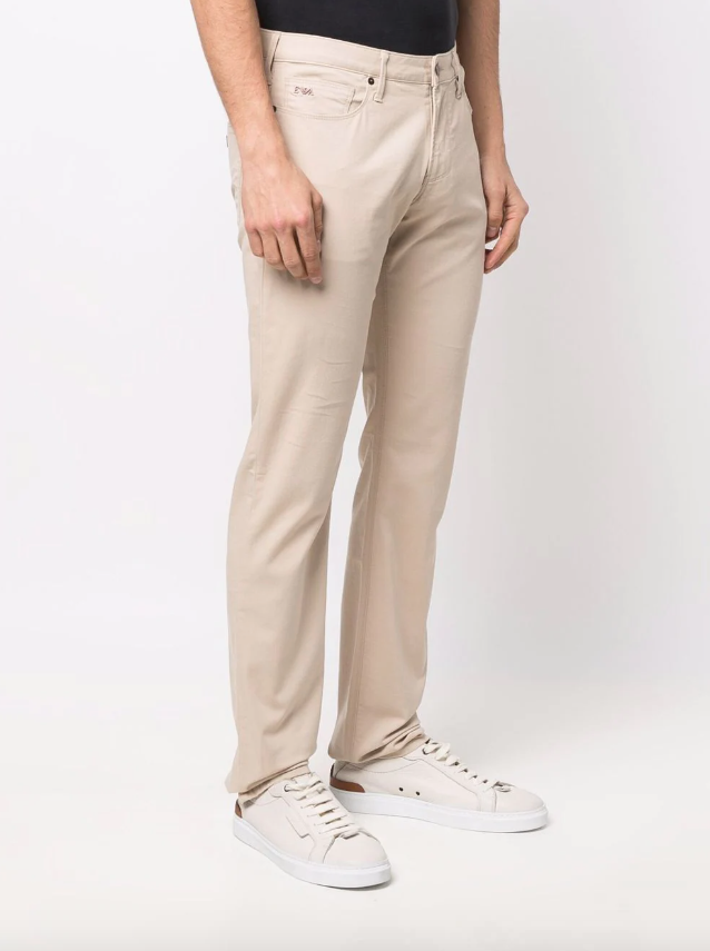 Emporio Armani J06 Slim-fit, stretch-gabardine jeans