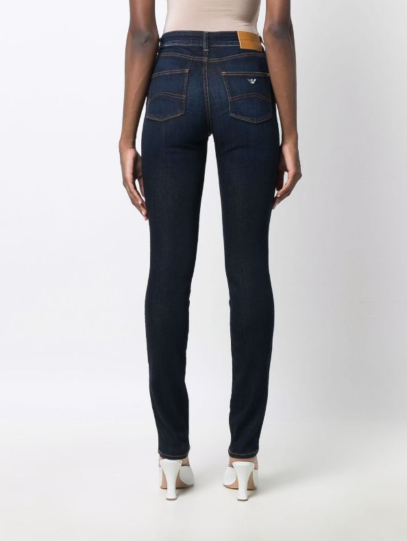 J20 High-waisted, super skinny-leg stretch denim jeans