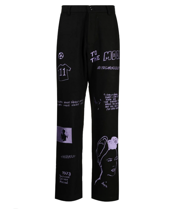 KidSuper Embroidery Suit trousers