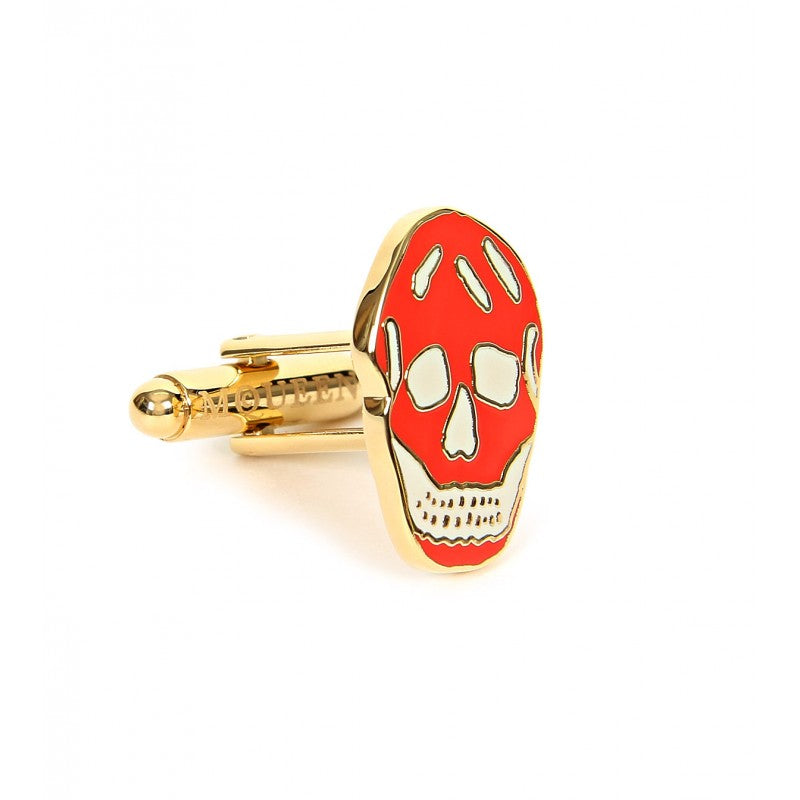 Skull cufflinks alexander on sale mcqueen