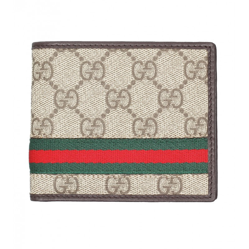 Gucci canvas bifold wallet Clearance