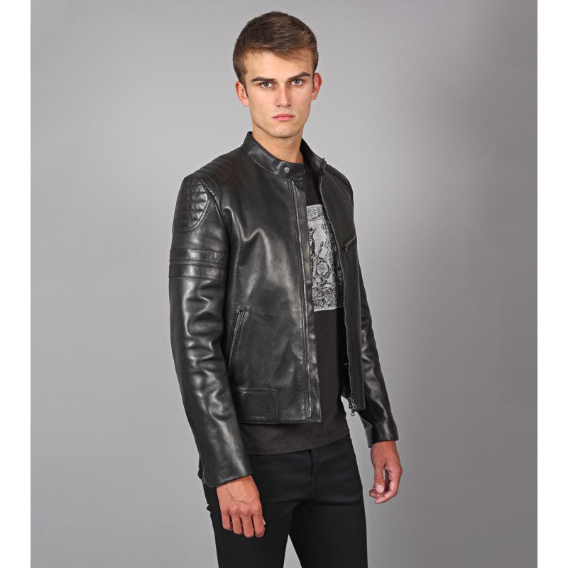gucci leather jacket men