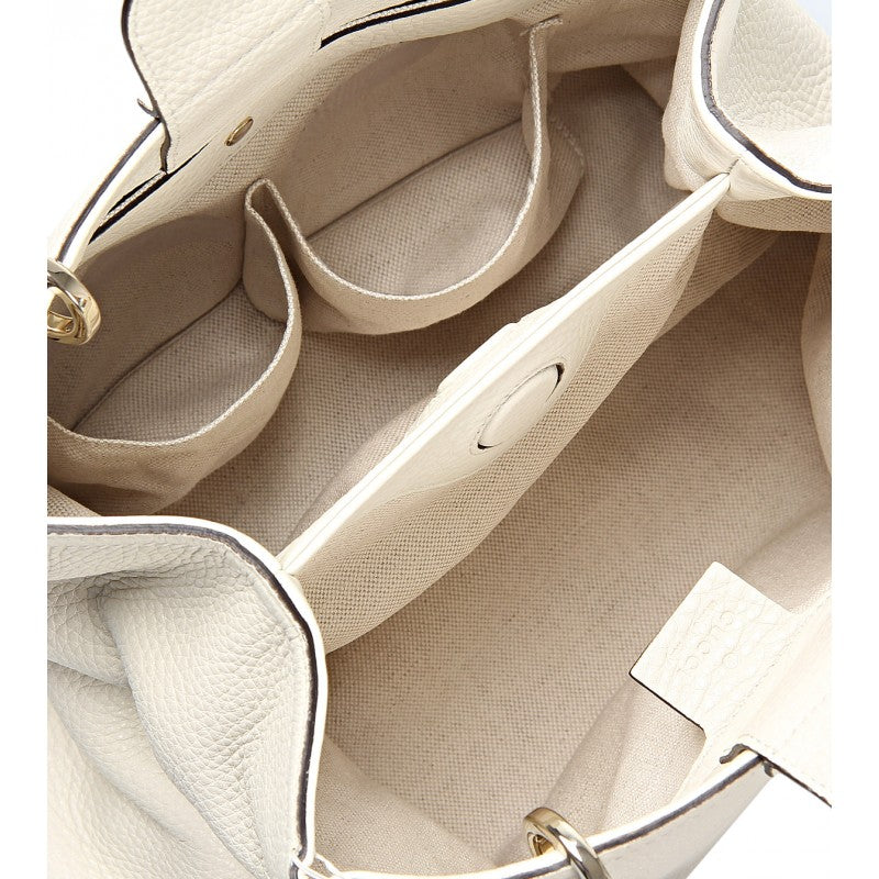 Gucci Cream leather shopper tote bag Profile Fashion