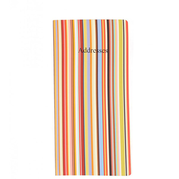 Paul Smith Multi stripe address book