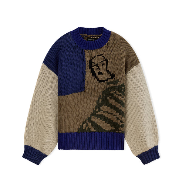 KidSuper Heavy gauge girl in Stripes Sweater