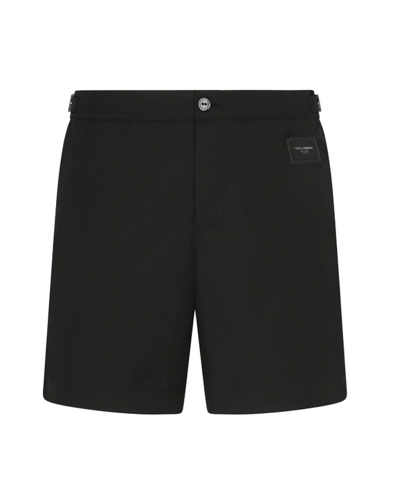 Dolce & Gabbana logo-tag swim shorts