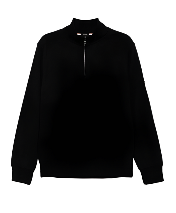 BOSS H-Sydney black half-zip jumper