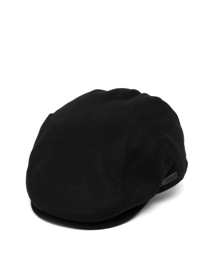 BOSS Stefaan Tray Flat Cap in black