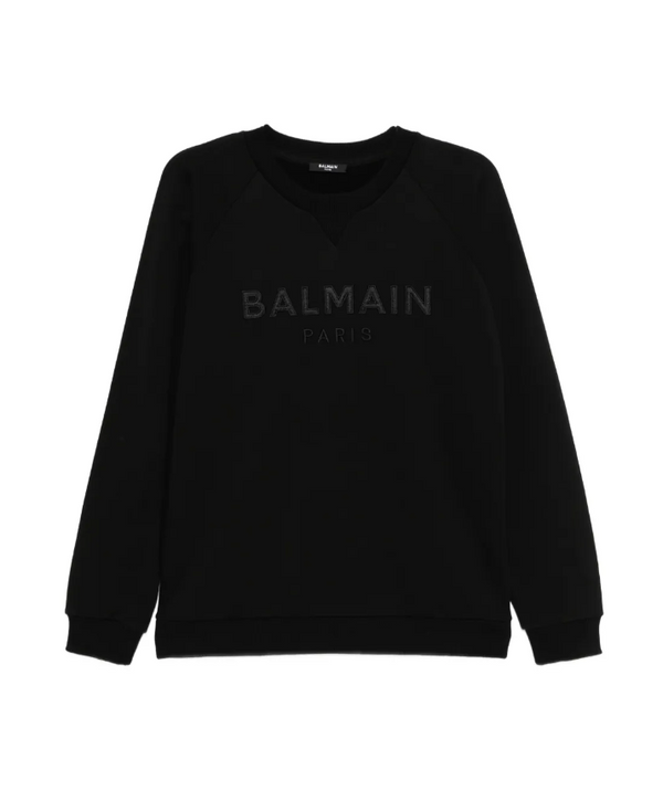 Balmain logo-embroidered sweatshirt