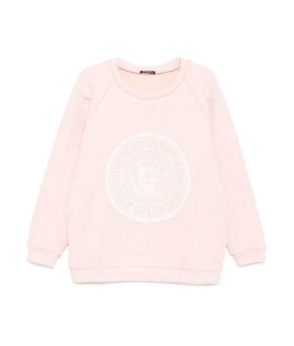 Balmain oversized printed logo sweatshirt