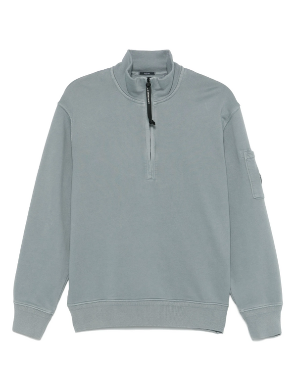 C.P. Company Diagonal Fleece Half Zipped Sweatshirt