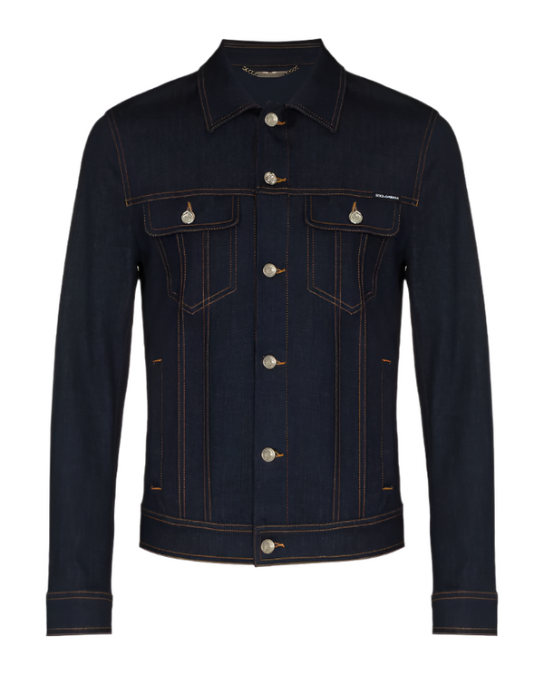 DOLCE & GABBANA - button-up denim jacket