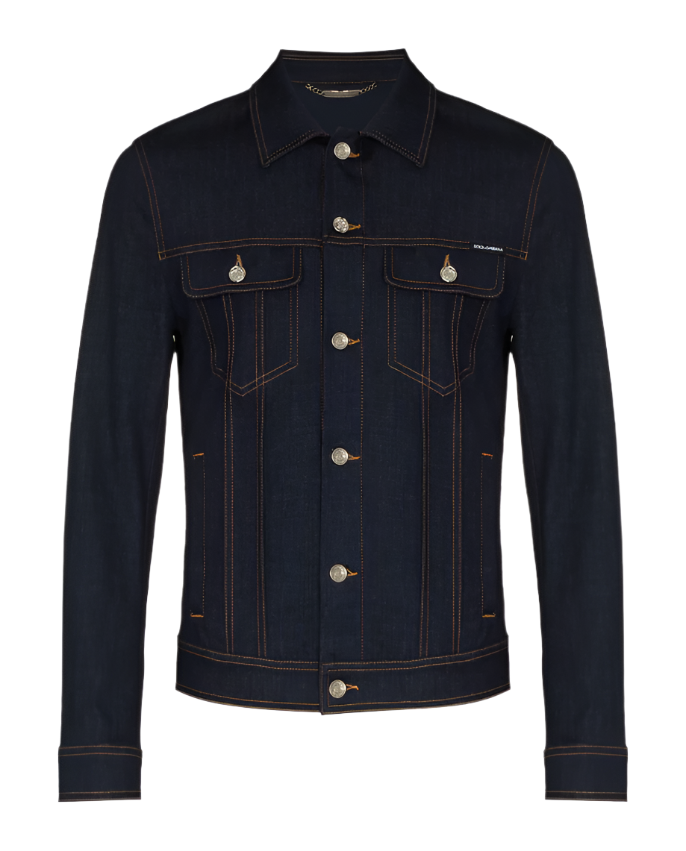 DOLCE & GABBANA - button-up denim jacket