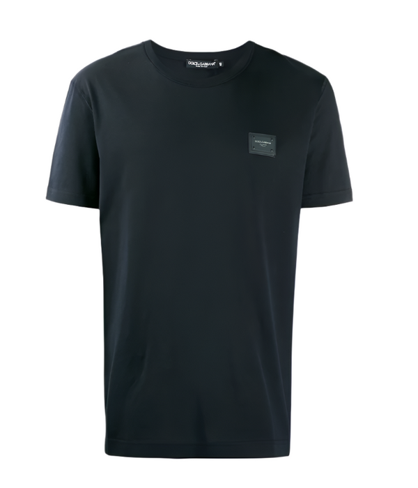 DOLCE & GABBANA - logo-tag cotton T-shirt