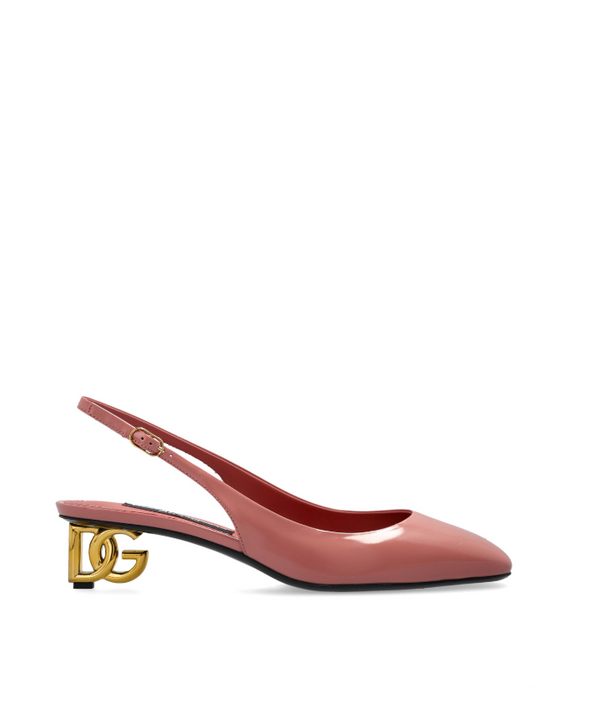 Dolce & Gabbana DG logo-heel slingback