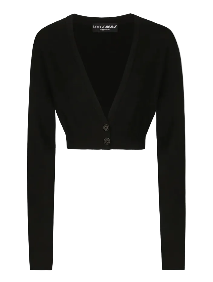 Dolce & Gabbana V-neck cropped cardigan