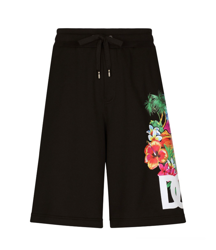 Dolce & Gabbana
floral-print track shorts