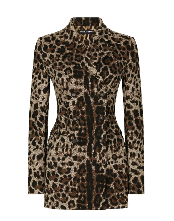 Dolce&Gabbana women leopard print blazer