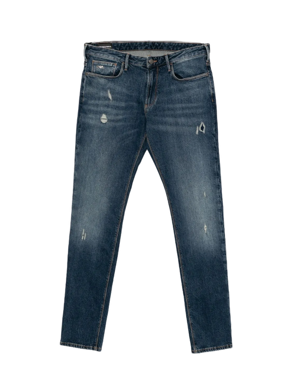 Emporio Armani J06 slim-fit medium blue denim