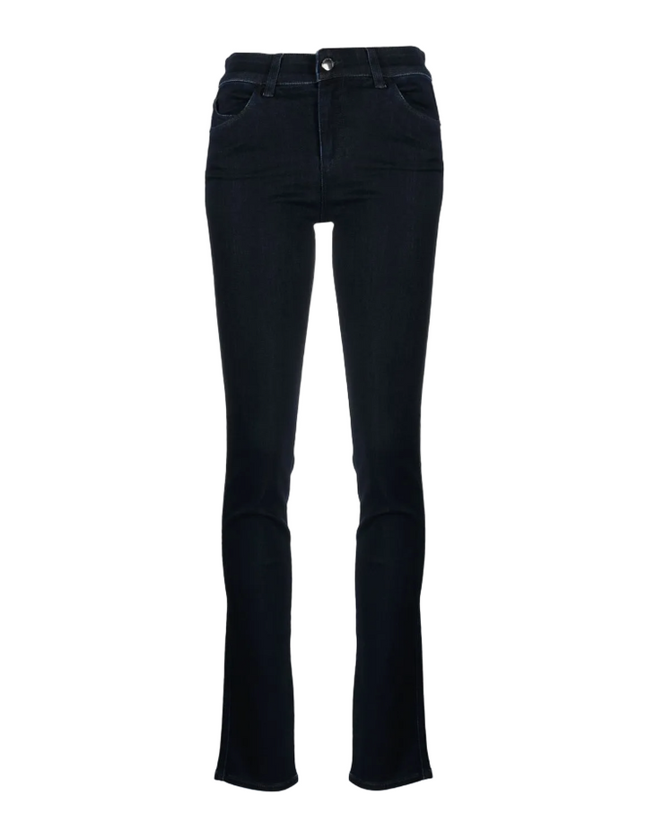 Emporio Armani J18 high-waisted skinny-fit viscose-blend denim jeans