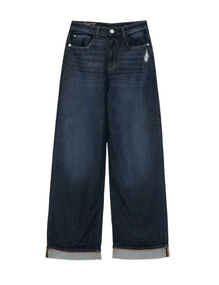 Emporio Armani J8B relaxed-fit vintage-look denim jeans
