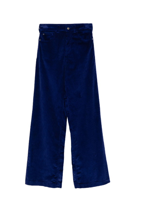 Emporio Armani high-rise corduroy palazzo pants