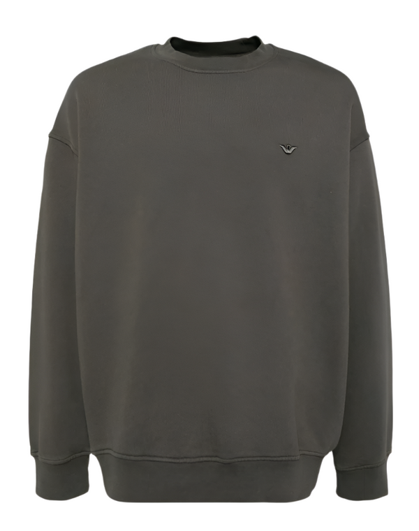 Emporio Armani logo-embroidered sweatshirt