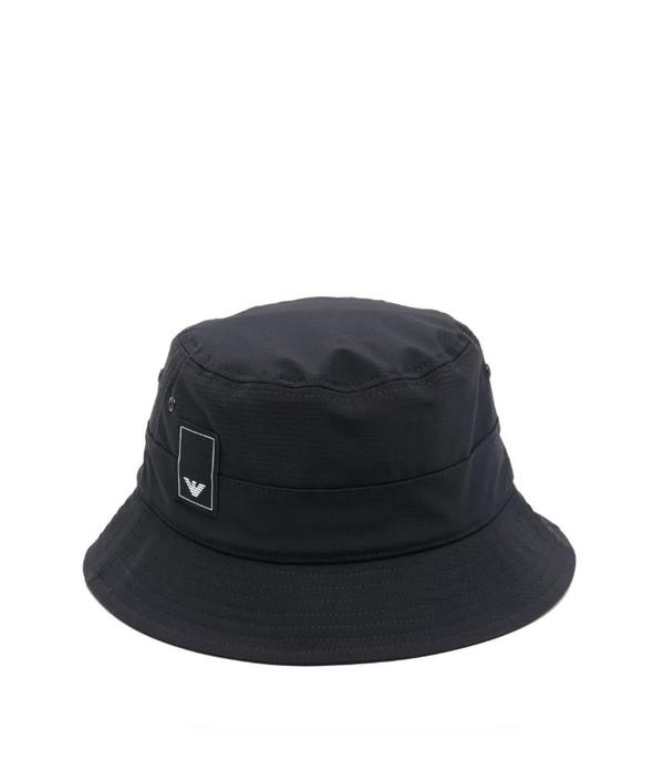 Emporio Armani logo-patch bucket hat 