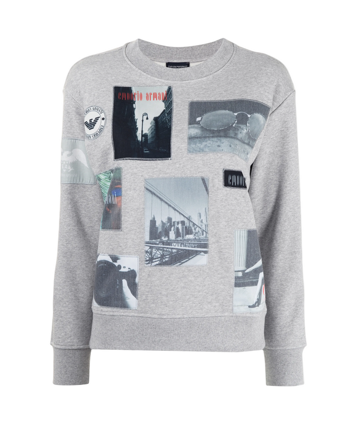 Emporio Armani photograph-print sweatshirt