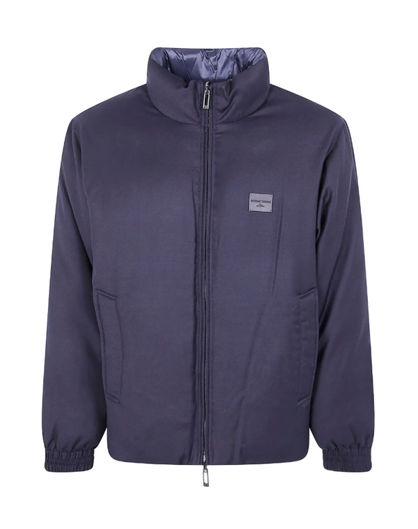 Emporio Armani reversible high-neck padded jacket