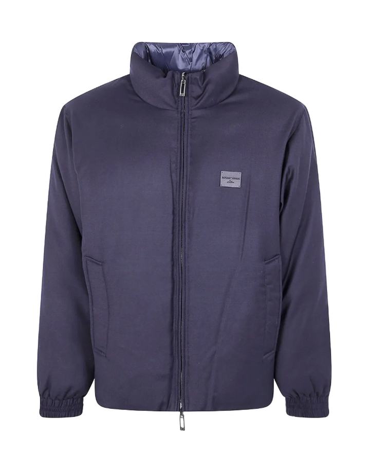Emporio Armani reversible high-neck padded jacket
