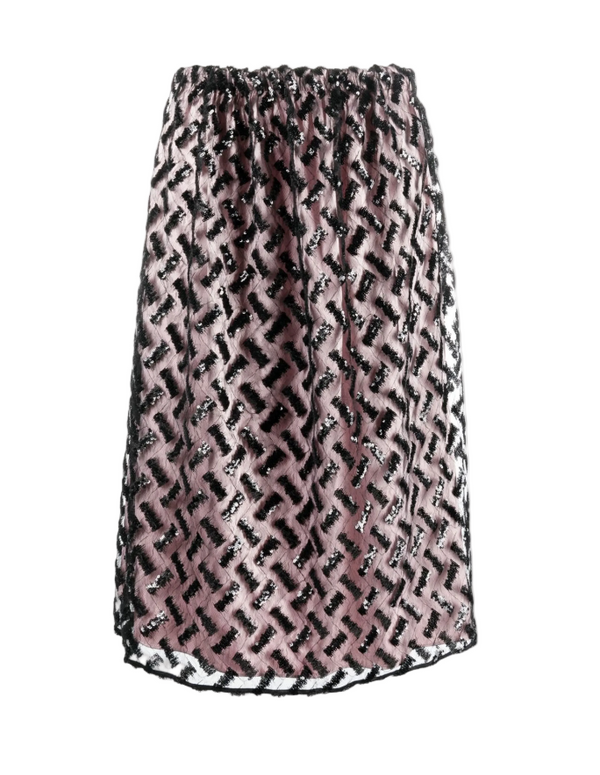 Emporio Armani sequinned skirt
