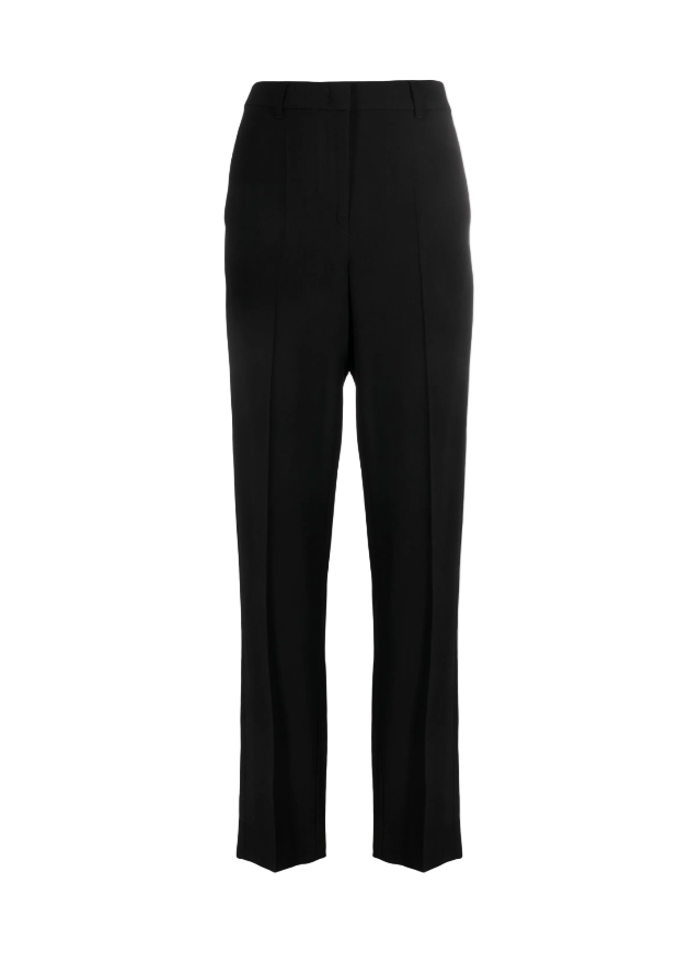 Emporio Armani straight-leg crepe trousers