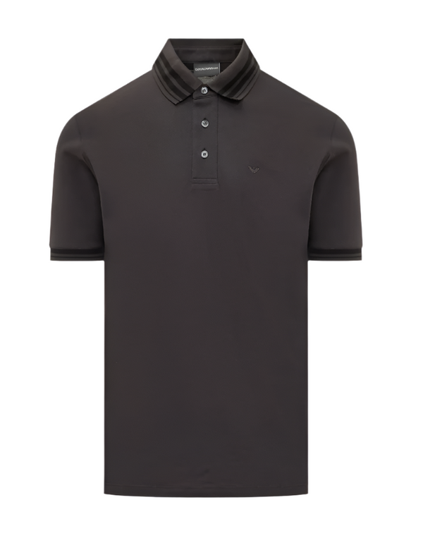 Emporio Armani stretch piqué polo shirt