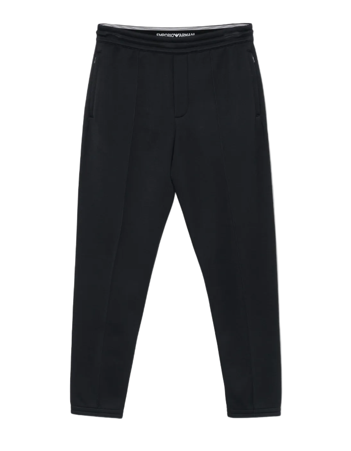 Emporio Armani track pants in navy blue