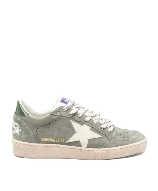Golden Goose Green Ball Star leather sneakers