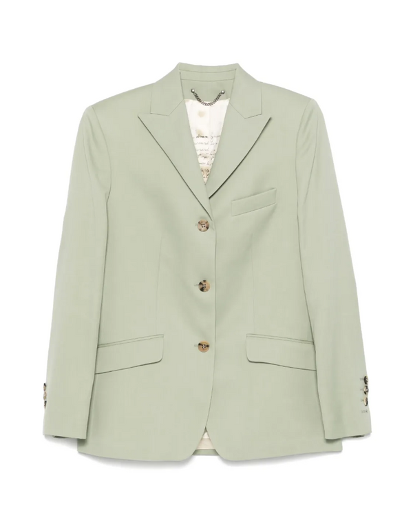 Golden Goose light green double-breasted blazer