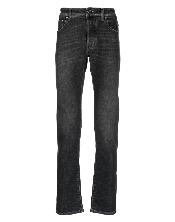 Jacob Cohen embroidered-logo straight-leg jeans