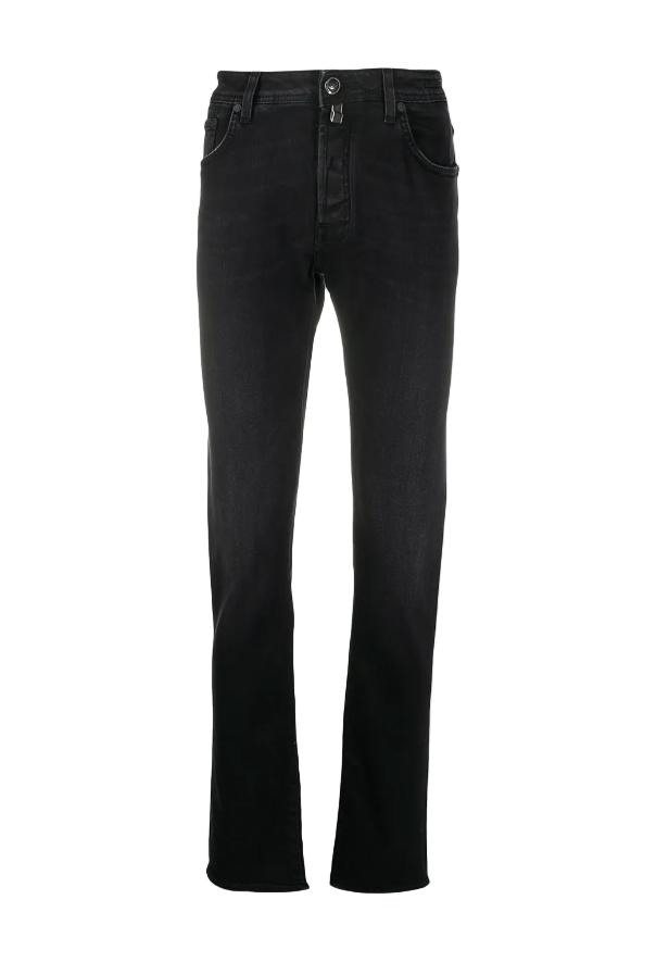 Jacob Cohen mid-rise slim-fit jeans in black