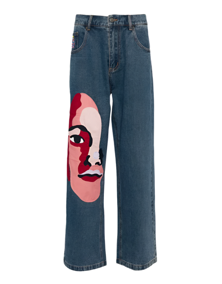 KidSuper Face jeans