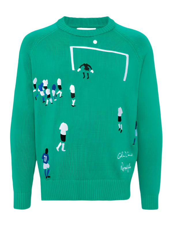 KidSuper x Ronaldinho goali sweater